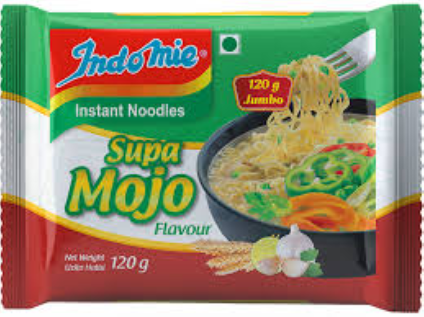 INDOMIE SUPA MOJO JUMBO 120GMS